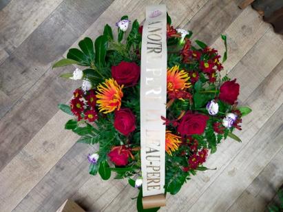 Fleur deuil Longueville-sur-Scie