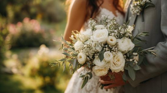 composition florale mariage